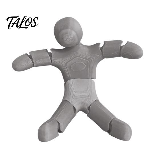 Desktop Decompression Toy 3D Printed Articulated Figure, Movable Joints Figurine, Compact Small Robot Desk for Kids Adults, Stress Relief Fidget Home