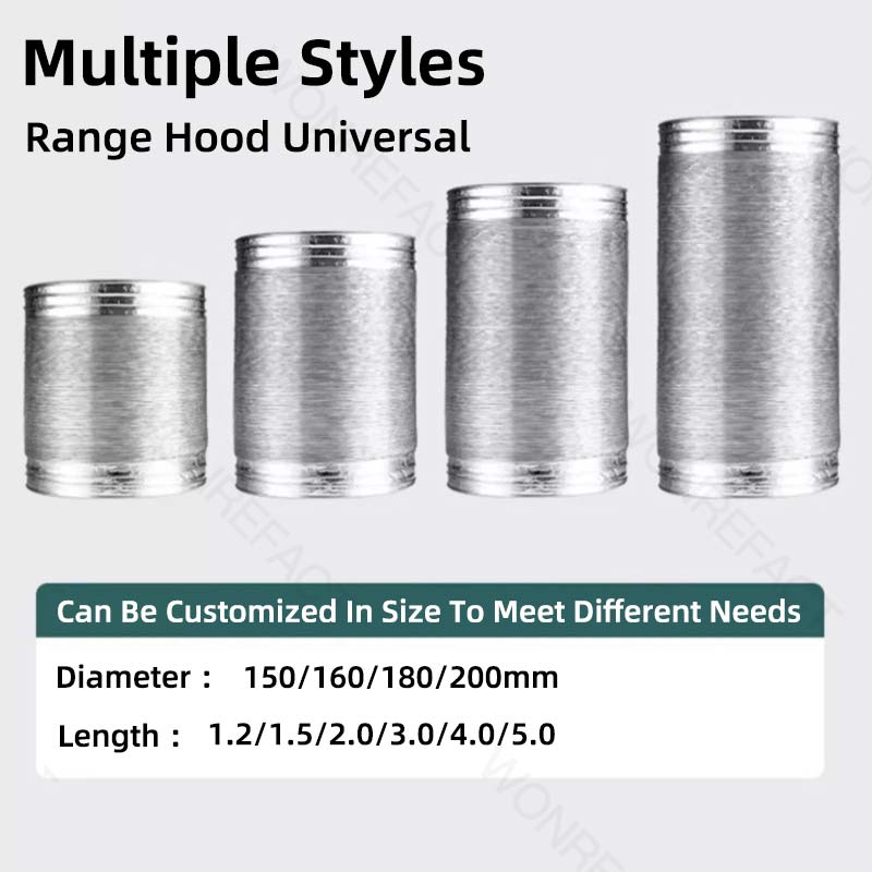 Flexible Dryer Vent Exhaust Duct Hose Aluminum Foil Ducting Kit Insulated Air Ducting Ventilation Collapsible Air Exhaust Pipe
