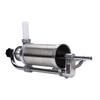 Manual Sausage Stuffer Maker Stainless Steel Vertical Homemade Sausage Filling Machine with 4 Stuffing Tubes for Home
