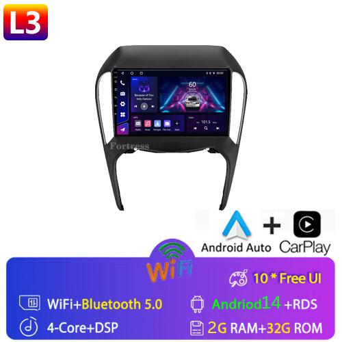 For Chery Arrizo 5 2010-2022 IPS QLED Android 14 Car Radio Video Auto 4G+WIFI Multimedia Stereo Screen Carplay Navigation