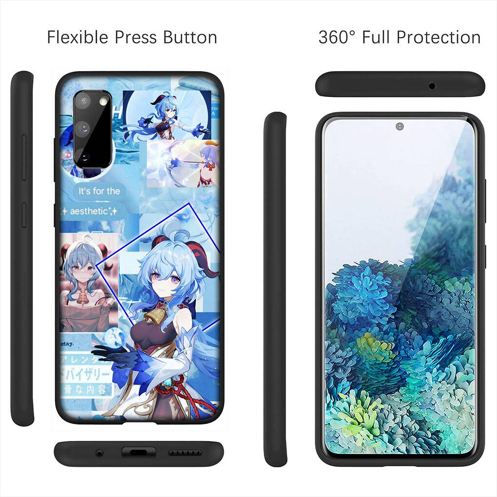 for Motorola Moto Edge 70 60 50 G54 G86 Samsung Galaxy S25 iPhone 17 16 15 Xiaomi Redmi Note 14 Pro Max Phone Case Ganyu Genshin Impact Gan Yu Cover