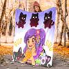 Pixel Game Flannel Blanket Soft Warm All-Season Throw, Design for Camping, Car Travel, Hiking Sofa, Bed, Office Perfect Gift for Parties