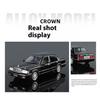 1/32 Metal Die-cast Toyota Toyota Crown Automobile Model Simulation Sound and Light Belt Base Children's Toys Birthday Gift