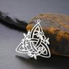 Dawapara Celtics Infinity Knot Pendant for Jewelry Making Triquetra Trinity Knot Chalice Well Irish Stainless Steel Accessories