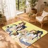 Music Slice-of-Life Anime K-K-On Floor Mat Non-Slip Absorbent Floor Mat Decorative Rug for Home Bathroom Bedroom Entryway
