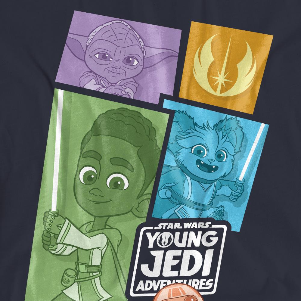 Star Wars: Young Jedi Adventures Womens/Ladies Blocks T-Shirt