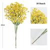 10 Bunch Plastic Artificial Flowers Gypsophila 29cm 7 Colors Garden Wedding Decoration DIY Fake Flowers Bouquet