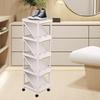 Shoe Cabinet 9 Layers Saving Space Hanger for Front Door Corner Hallway White