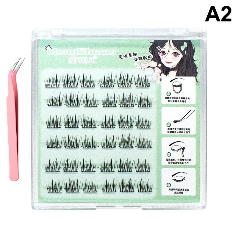 

Сделай сам 36 пучков самоклеящихся ресниц натуральные длинные накладные ресницы для наращивания клей не требуется отдельные ресницы инструменты для макияжа