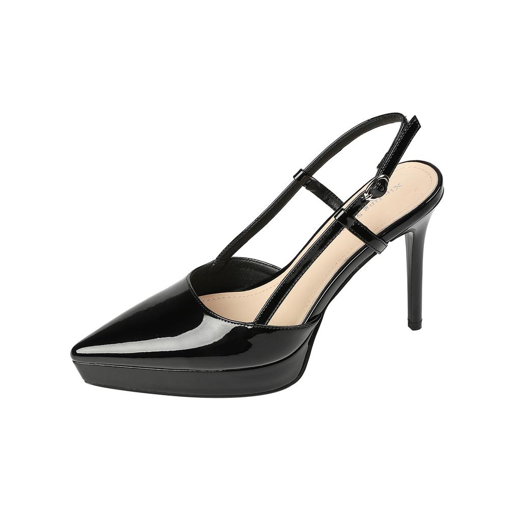 999-1 Baotou thin heel pointed women's shoes new sexy outer waterproof table fashion high heels women