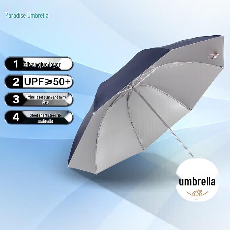 Paradise Three-Fold UV Protection Travel Umbrella