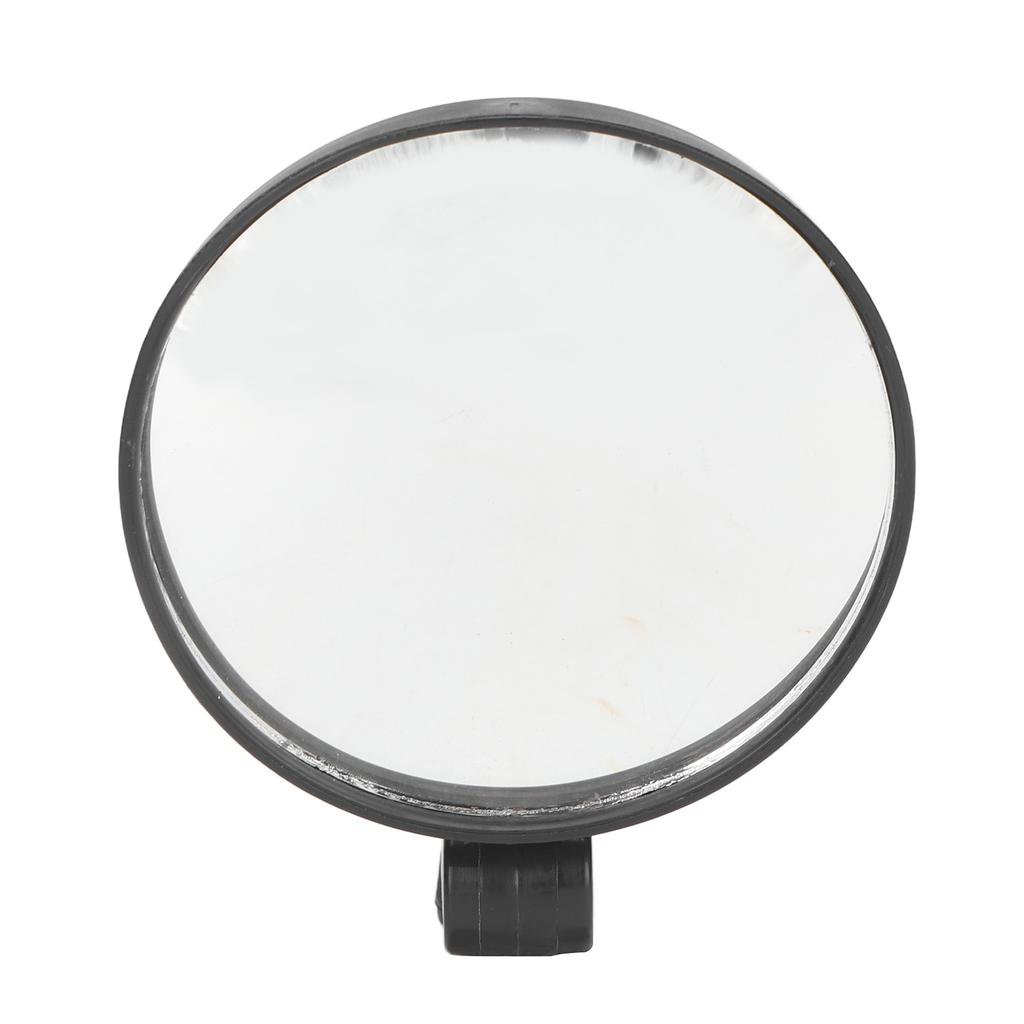 2pcs Bike Rear View Mirror 8cm Adjustable Wide Angle Round Scooter Rearview Mirror Universal for Wheelchair Bicycle