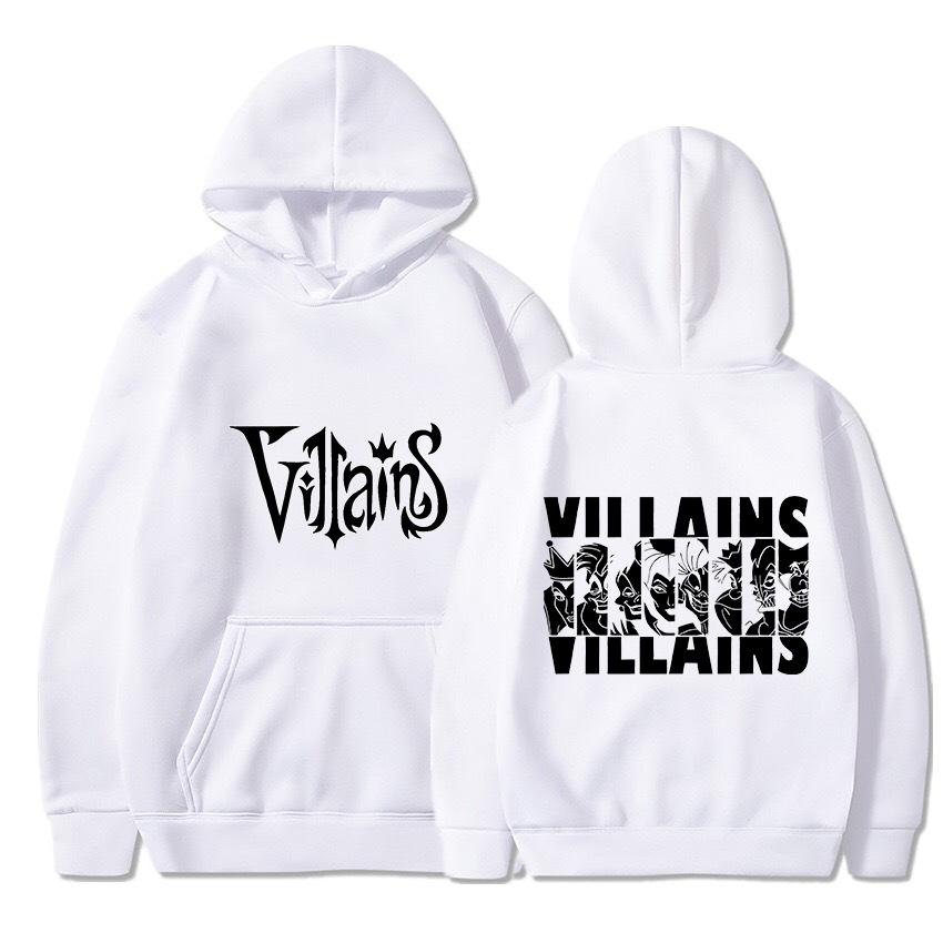 Villains Hoodie Sweatshirts Men Women Fashion Casual  Autumn Winter Fleece Streetwear Tops