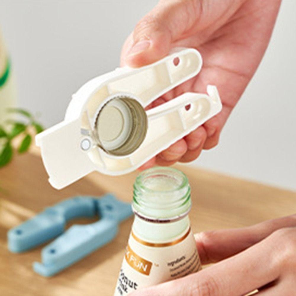 Non-slip Can Opener Plastic Bottle Lid Remover Portable Japanese Style Bottle Opener  Weak Hand