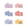 Cartoon Blank Greeting Cards Envelopes Style DIY Greeting Cards Foldable Cardstock For Invitations Wedding Graduation Message