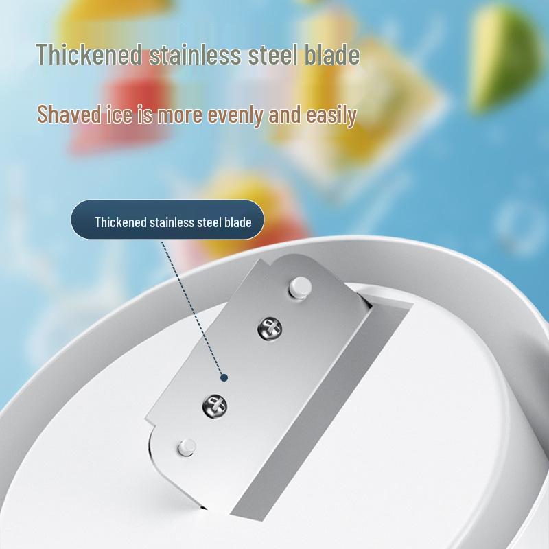 Y Shaved Ice Machine: Manual Hand-Crank Ice Crusher for Fluffy Smoothies and Shaved Ice