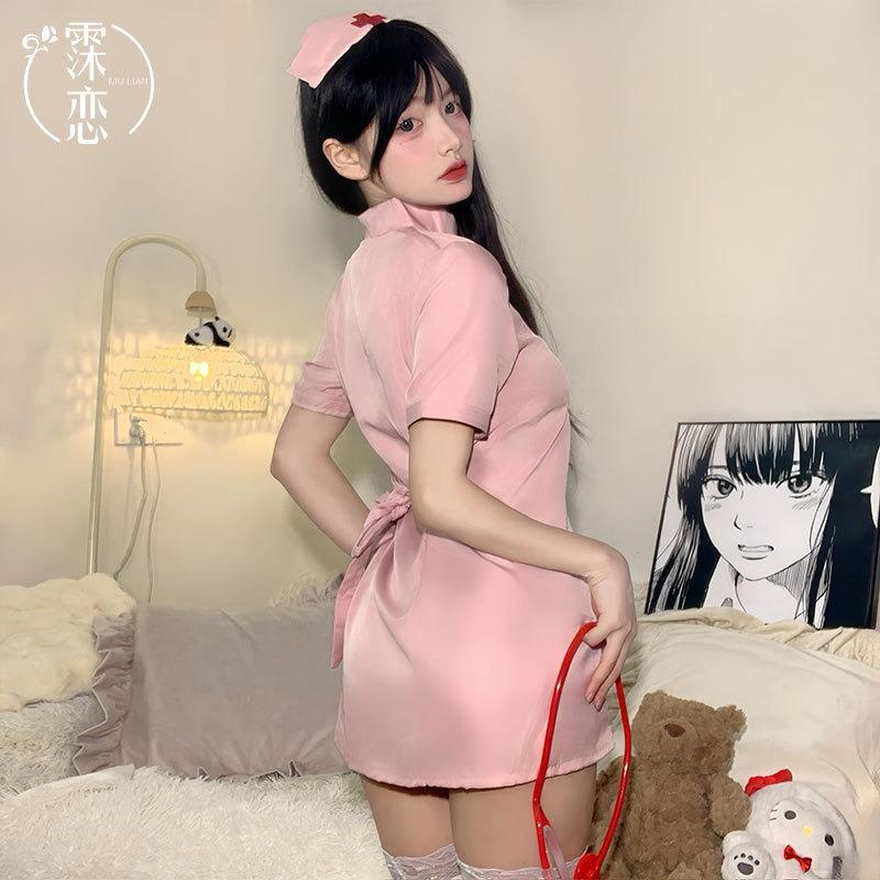 Sexy lingerie lust babes nurse outfit sexy free female live streaming host nightclub cosplay uniform