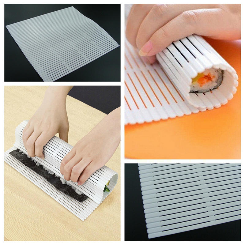 Practical Sushi Rolling Roller Plastic Material Mat Maker Kitchen Diy