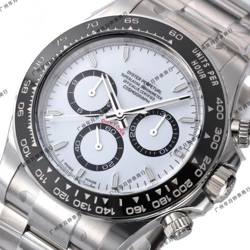 Laojia Daytona 4131 Multifunction Chronograph 904L Stainless Steel Mechanical Watch