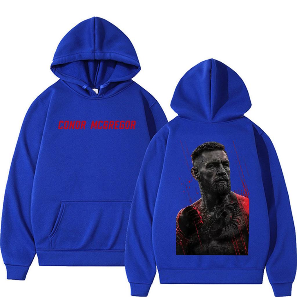 The Notorious Conor McGregor Vintage Hoodies Unisex Fashion Violence Aesthetic Sweatshirts High Quality Fleece Casual Hoodie