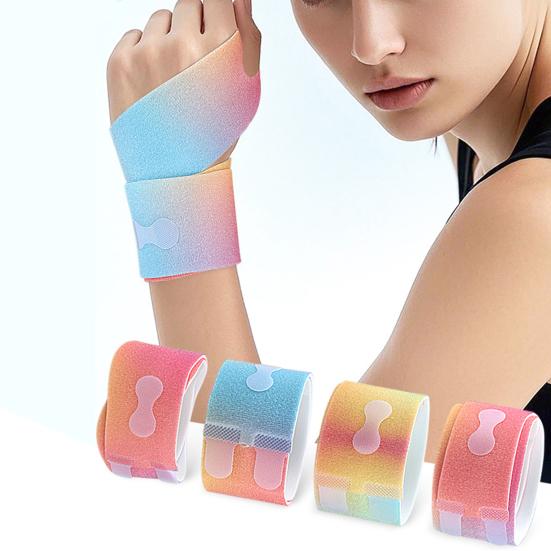 Wrist Wrap Adjustable Wrist Support for Carpal Tunnel Pain Relief Athletic Foam Tape Ankle Brace for Running Basketball Workout Fitness