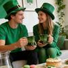 St. Patrick's Day Resin Coffee Cup With Stainless Steel Inner – Suitable For Use In Bars, Restaurants, Home Gatherings, Kitchens, And Other Occasions.