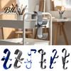Lightweight Pool Hook Hooks Adjustable Swimming Bracket Hanger Drill-Free Z-shaped Installation Durable Multifunctional Storage for Poles Clamp-on