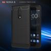 Para Nokia 8 TA-1004 Capa Fibra de Carbono Para Nokia 6.1 Capa Silicone Macia Capa Para Nokia 7 Plus 2.1 3.1 5.1 6 2018 7Plus Capa