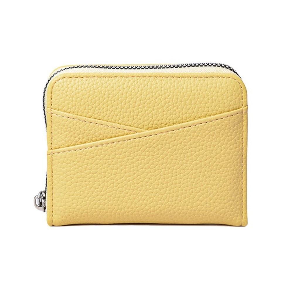 Short Coin Pouch Japanese Organ Card Holder Gift PU Leather Wallet Men