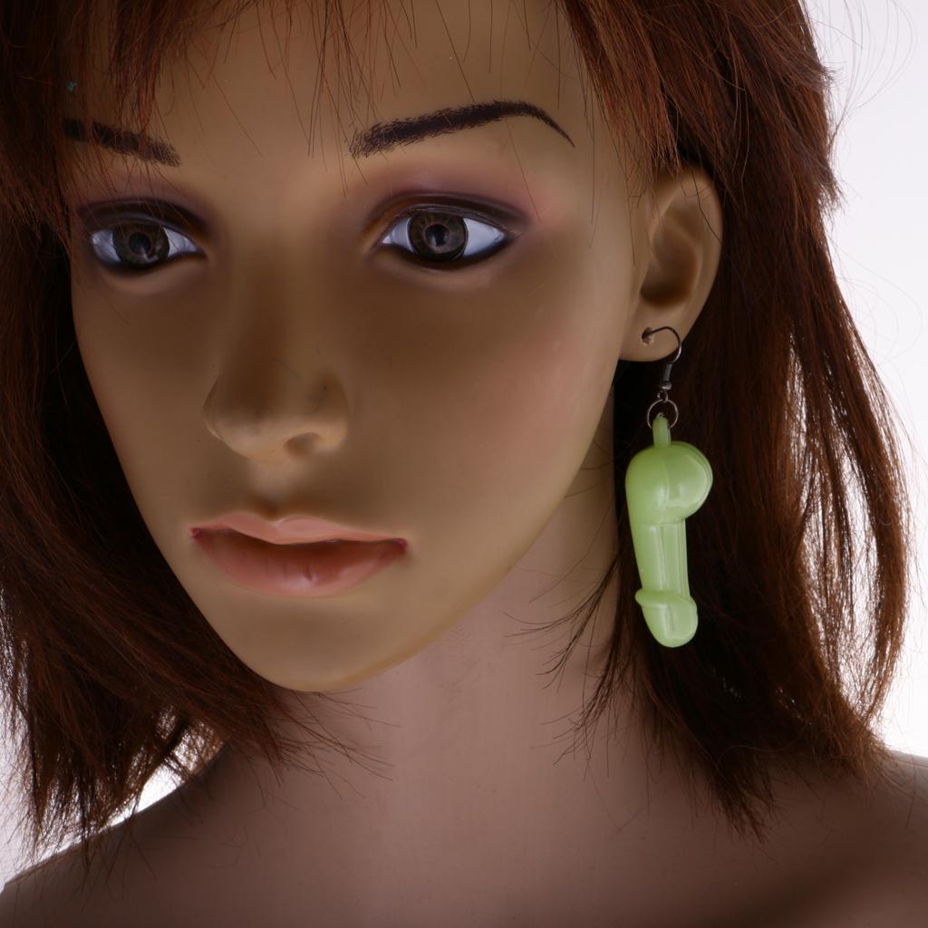 Fluorescent The Dark Funny Earrings Eardrop