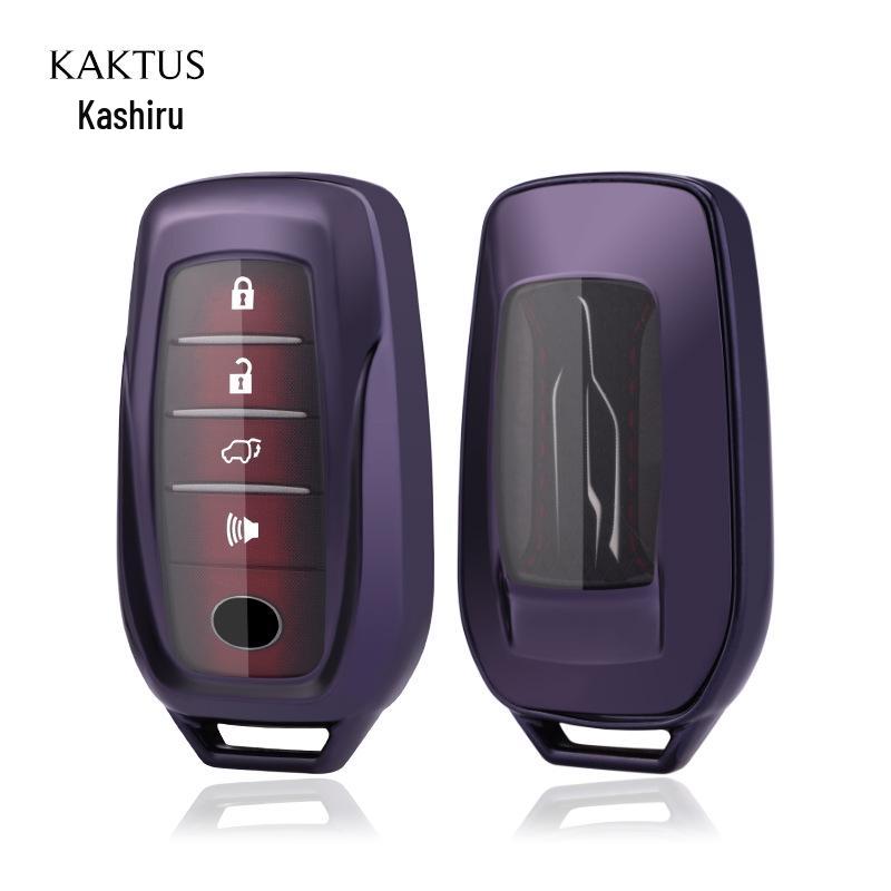 Toyota Car Key Case: Compatible with Alphard, RAV4, Land Cruiser, Prado (LM300H Set)