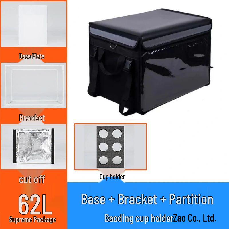 

Изотермический водонепроницаемый бокс для доставки еды для уличных прилавков - Доступен в больших и малых размерах