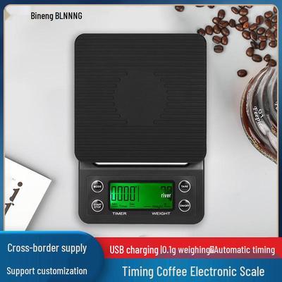 Multifunctional Electronic Coffee Scale with Precise Weighing and Timer for Baking and Food