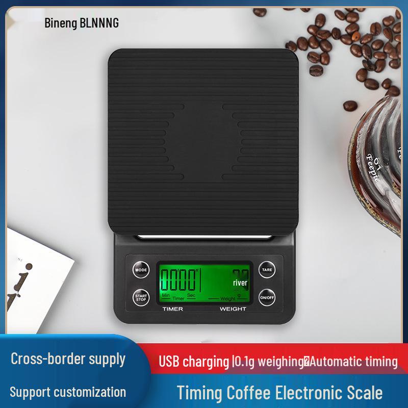 Bilancia Elettronica Multifunzione per Caffè con Pesatura Precisa e Timer per Cottura e Alimenti