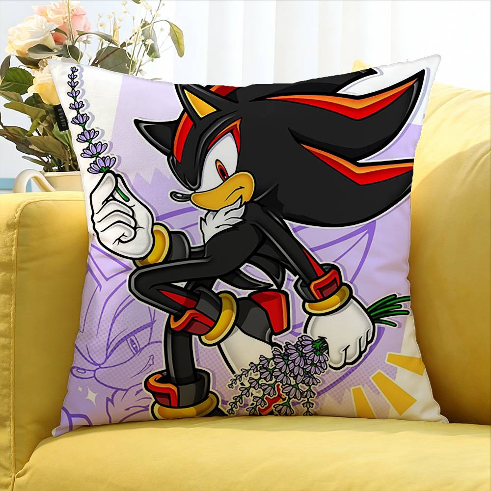 Shadows S-Sonics Hedgehog Various Sizes Square Pillow Case For Car Home Bedchamber Decor