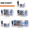 1Pcs Tiger Resting in Snow Decoration Background Winter Backdrop Decorations For Photo Studio Photo Booth Christams Party