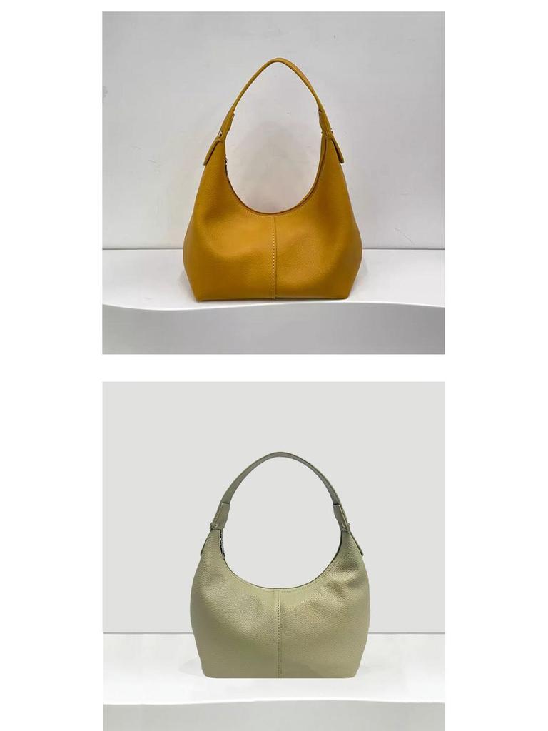 Bolsa de Ombro e Axila Feminina da Moda deste Ano em Estilo Coreano - Versátil Bolsa Dumpling de Mão para Outono/Inverno
