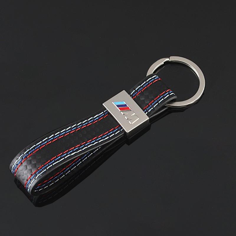 Leather Metal Logo Key Chain Car Keychain For BMW E46 E90 E39 E60 E36 E30 E61 E91 E92 E87 F10 F20 F30 X5 E70 E53 G30 E91 E92 E93 msbr98