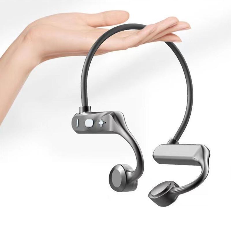 K69 Real Bone Conduction Earphones BLE5.2 Wireless Bluetooth-compatible Headset Open-Ear Sports Earphone with Mic