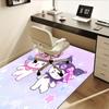 Office Rug My Melody, Kuromi Anti-Slip Rug, Machine Washable for Living Room, Bedroom, Office, Multiple Sizes, Bedroom Mat, Decorative Mat, Durable Ma