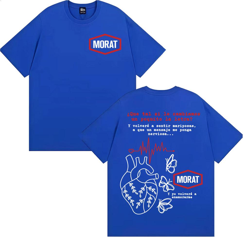 Rock Band Morat Asuntos Pendientes Tour Tshirt Men Women Harajuku Hip Hop Punk Street T Shirts Cotton Comfort Oversized T Shirt