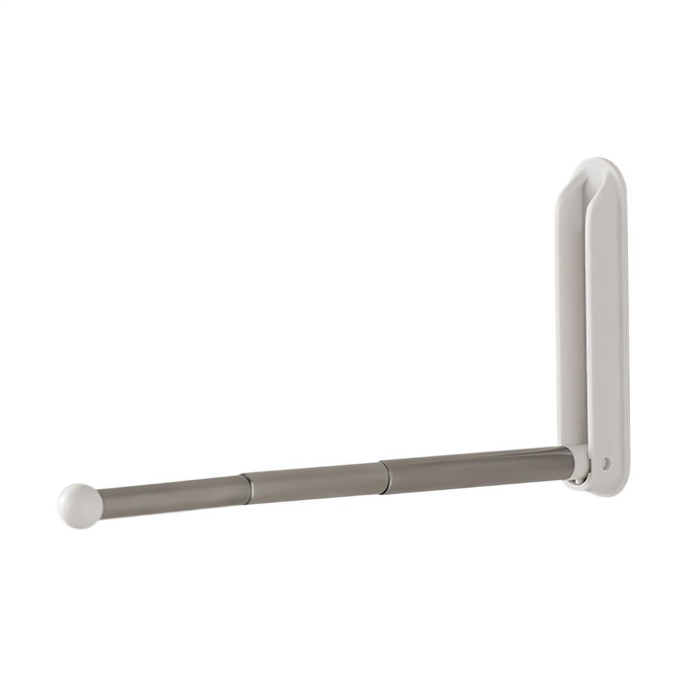 

Clothes Hanger Organizer Wall Mounted Clothes Hanger Storage Retractable Hanger Holder Stand Space Saving Clips Clothing Storage білий