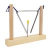 Hand Percussion Triangle Musical Instrument with Pine Frame for Performance Playing