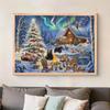 2024 Christmas Jigsaw Puzzles 2024 Christmas Animal Party 1000 Pieces Puzzles Cardboard Material Stocking Stuffers for Christmas