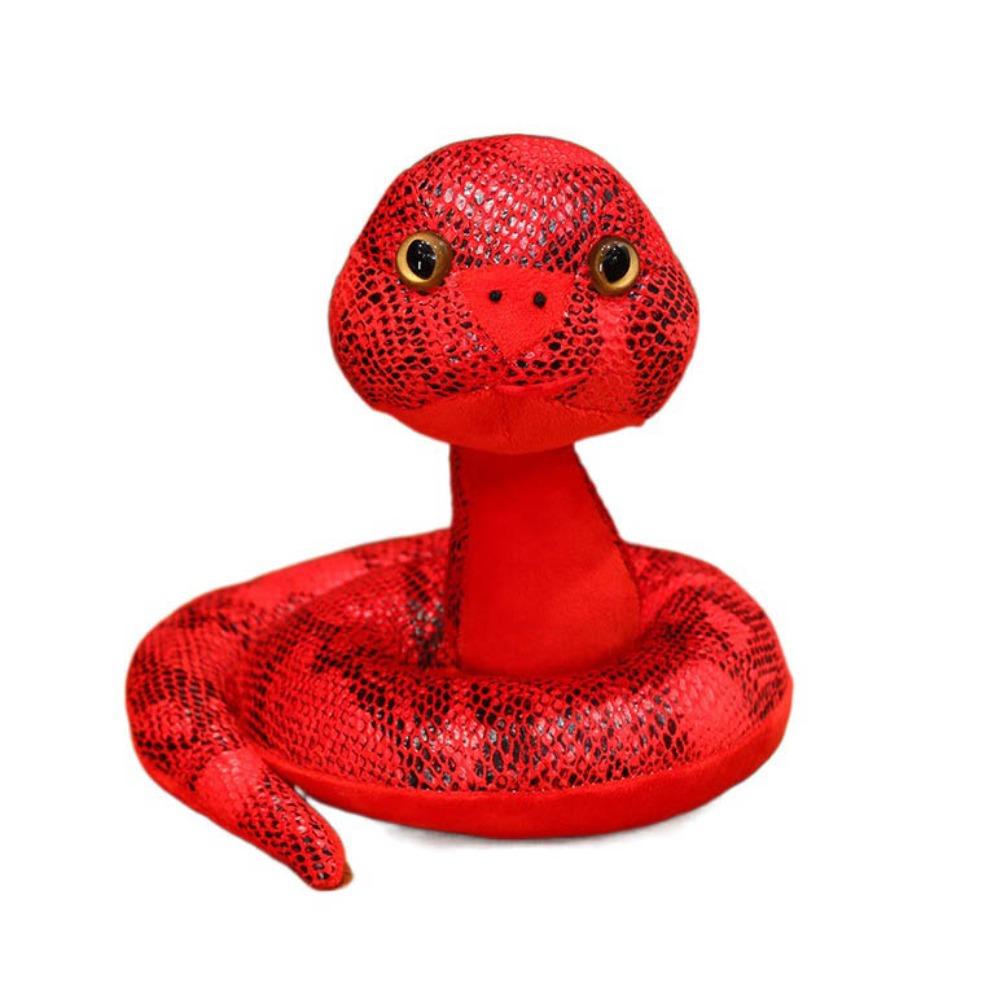 Simulation Snake Year Plush Toy PP Cotton Lucky Snake Doll Plushies  Children