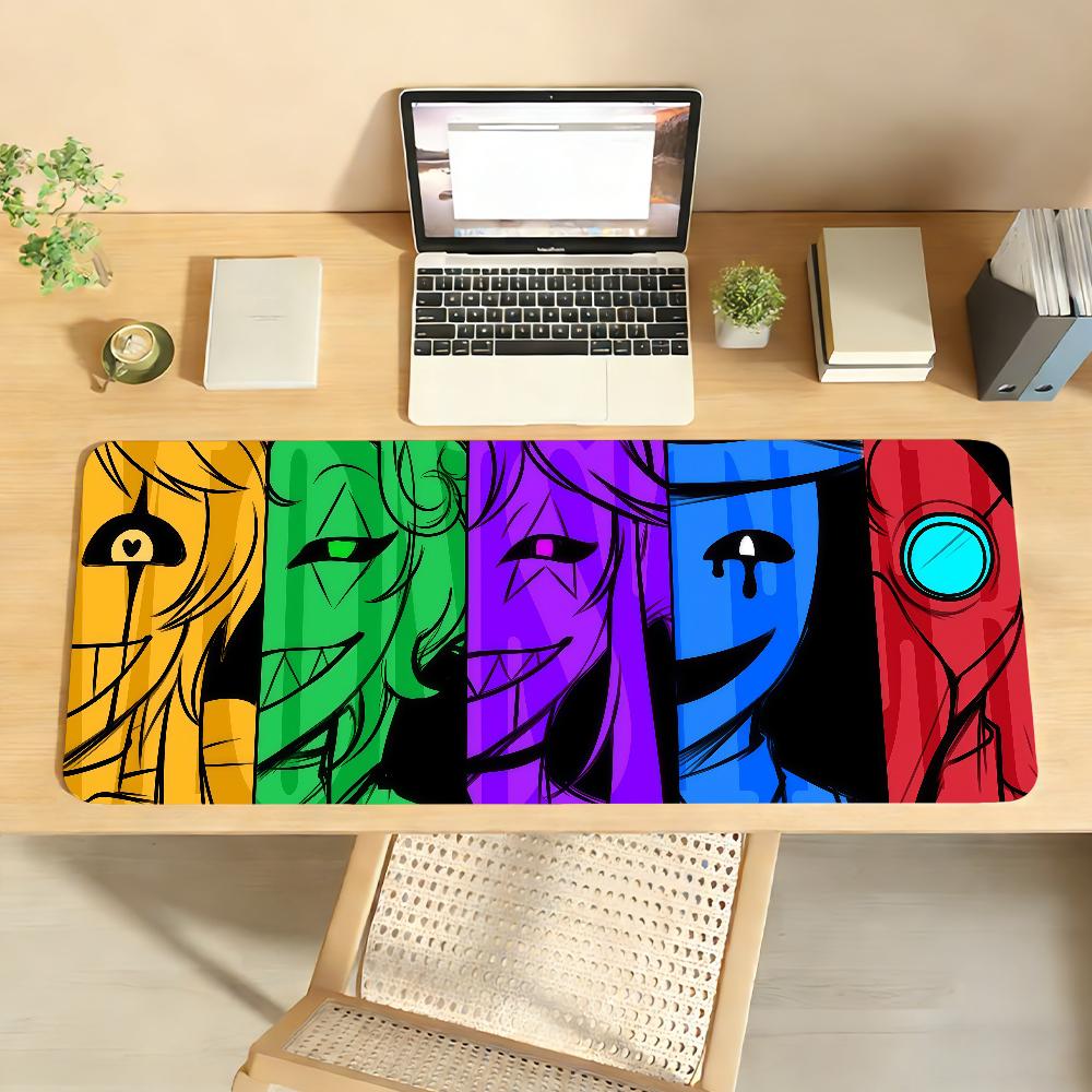 Game the Freak C-Circus Mouse Pad Non-slip Rubber Gamer Balance Computer Mat Decoracion Deskmat Laptop Office Large