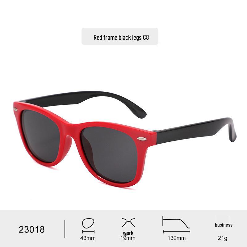 Children's Polarized Silicone Sunglasses with UV Protection - Comfortable Sun Protection for Boys and Girls