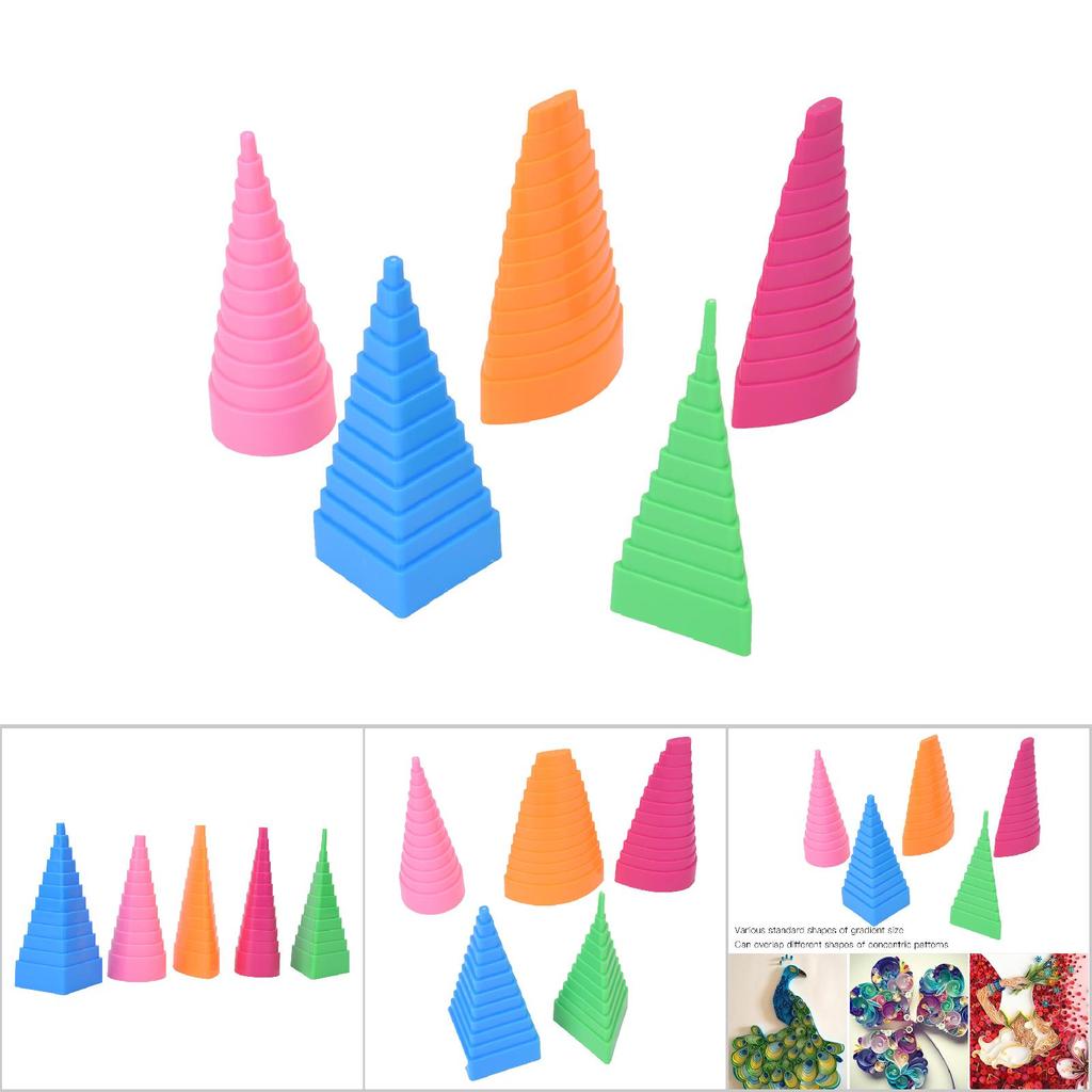 5PCS Paper Quilling Border Buddy Bobbin Tower  Handmade Paper Craft Tool