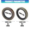 Trailer Wheel Seal Replacement, 5 Steel Frame Grease Seal Parts for Wheel Assembly Maintenance and Routine Service Tasks