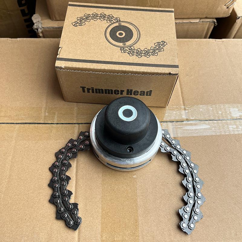 

Heavy-duty Manganese Steel Chain Grass Trimmer Head For Orchard Weeding чорний